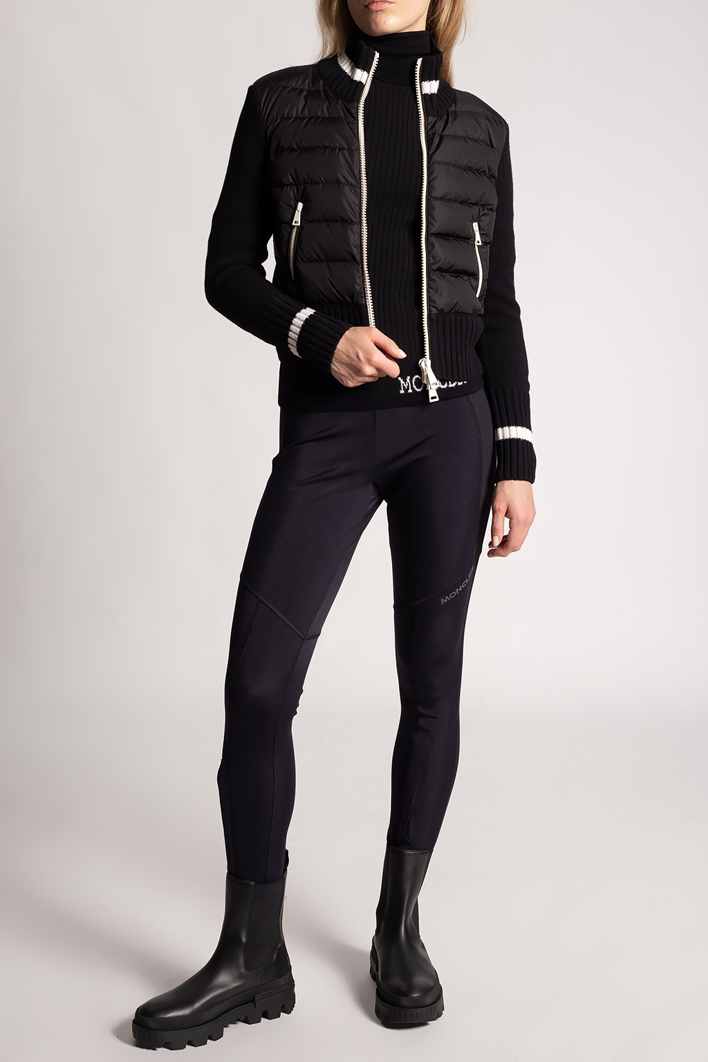 up DARK Moncler - Sweater with stand - Onefifteen Tweed Jackets